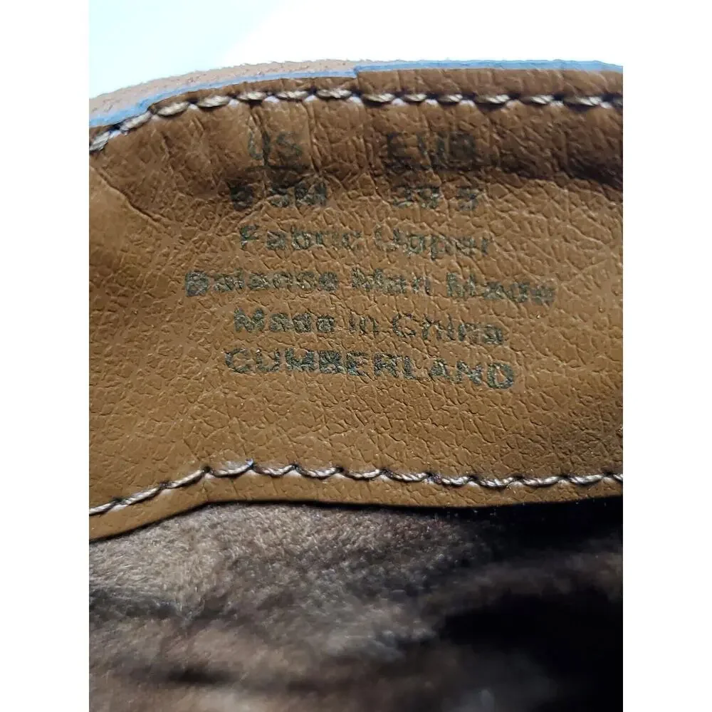 Sam Edelman Boots Womens 9.5M Lug Platform Cumberland Chunky Saddle Brown Circus